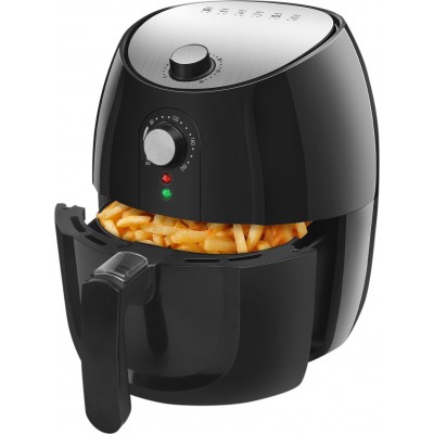 75,95 € Free Shipping | Kitchen appliance 1500W 35×34 cm. Oil free air fryer. Removable non-stick basket PMMA. Black Color
