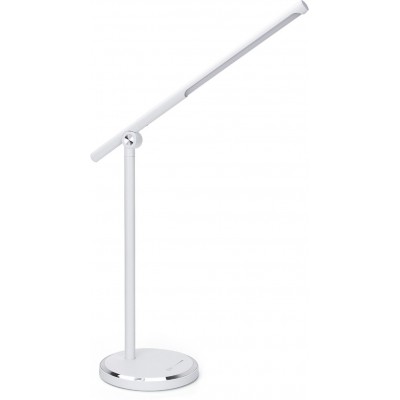 Desk lamp 8W 40×38 cm. LED touch flex. USB charger. 10 intensity levels. 5 lighting modes Aluminum. White Color