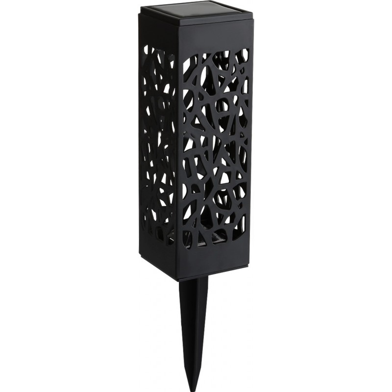 18,95 € Free Shipping | Outdoor lamp 0.3W 3000K Warm light. 28×6 cm. solar led lamp Pmma and polycarbonate. Black Color