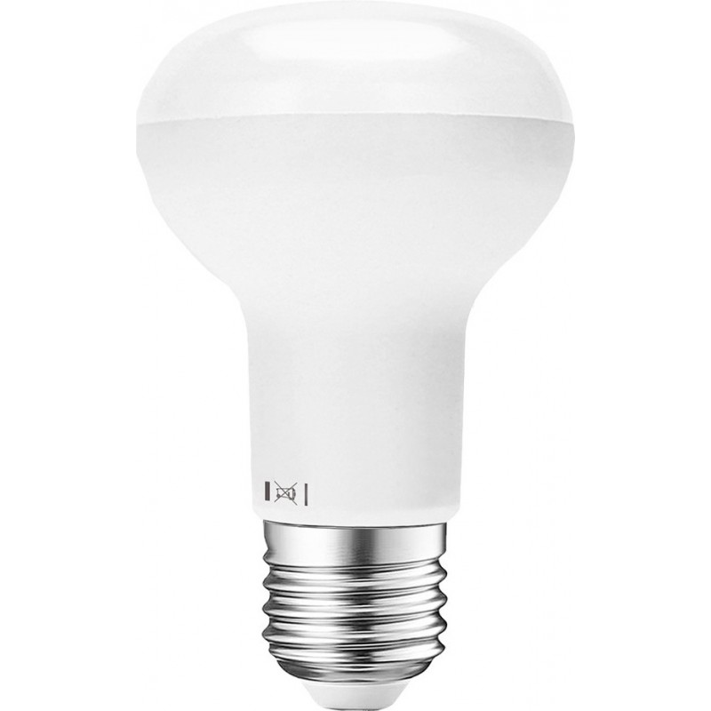 21,95 € Free Shipping | 5 units box LED light bulb 12W E27 3000K Warm light. Ø 8 cm. Aluminum and Plastic. White Color