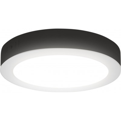 5,95 € Spedizione Gratuita | Plafoniera da interno 12W 4000K Luce neutra. Ø 17 cm. Lampada da soffitto a LED Colore bianca