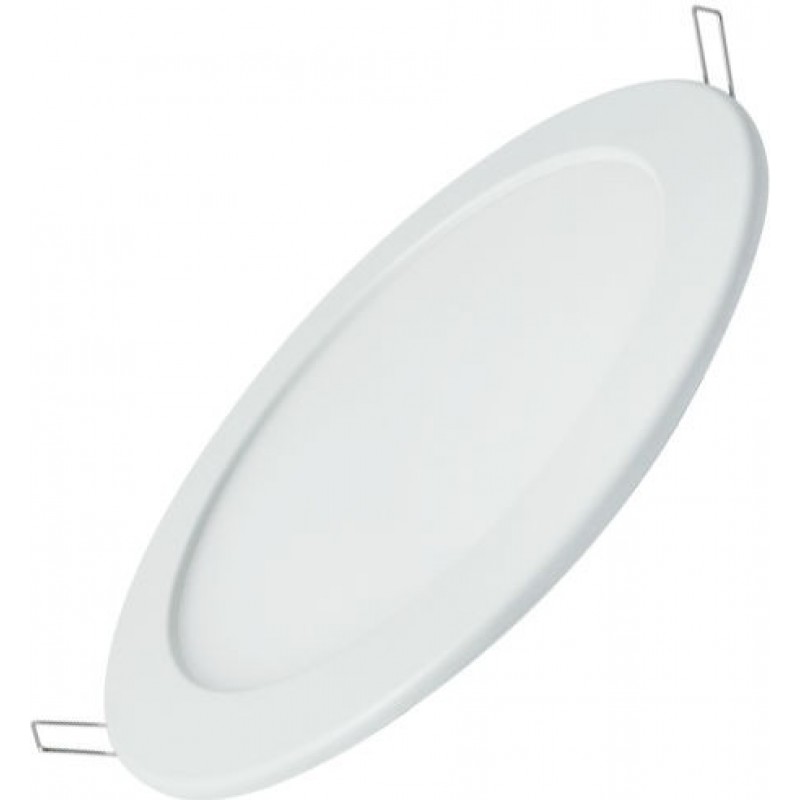 6,95 € Free Shipping | Recessed lighting 16W 4000K Neutral light. Round Shape Ø 17 cm. Slim Downlight LED. Ceiling mountable White Color