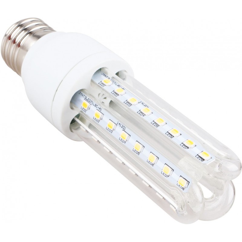 18,95 € Free Shipping | 5 units box LED light bulb 9W E27 3000K Warm light. 13 cm