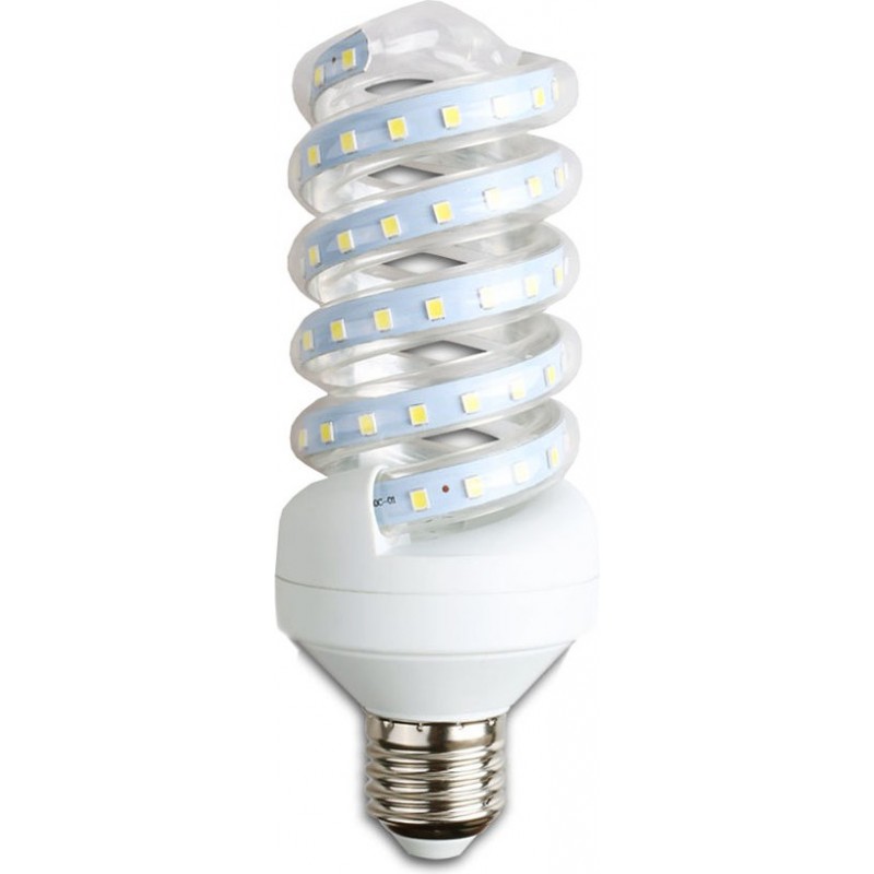 24,95 € Free Shipping | 5 units box LED light bulb 15W E27 3000K Warm light. Ø 6 cm. LED spiral