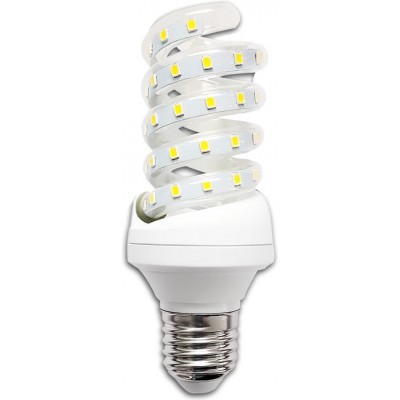 5 units box LED light bulb 13W E27 3000K Warm light. 14 cm. LED spiral