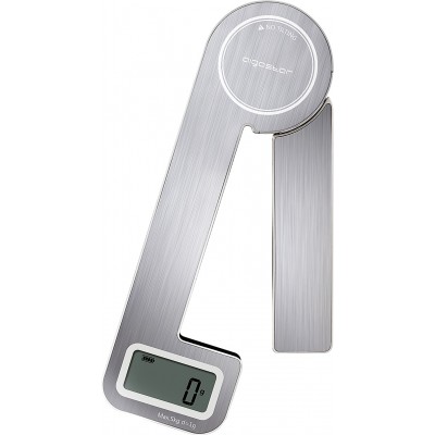 19,95 € Free Shipping | Kitchen appliance Aigostar 22×7 cm. Folding kitchen scale ABS and Stainless steel. Gray Color