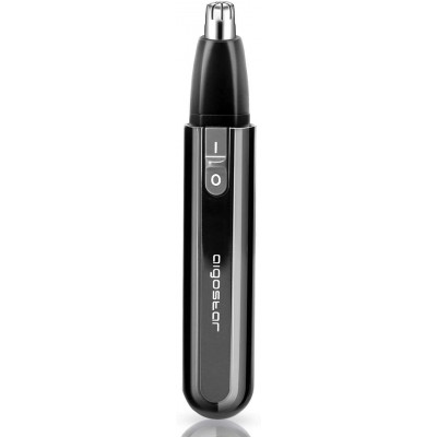 3,95 € Free Shipping | Kitchen appliance Aigostar 14×2 cm. Ear and nose hair trimmer ABS and Stainless steel. Black Color