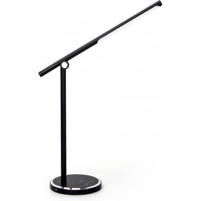 33,95 € Spedizione Gratuita | Lampada da scrivania Aigostar 8W 40×38 cm. Lampada da tavolo a LED. lampada pieghevole Alluminio. Colore nero