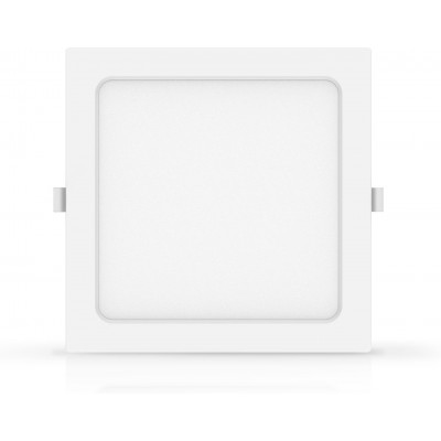 3,95 € Envoi gratuit | Éclairage encastré Aigostar 15W 6500K Lumière froide. 18×18 cm. Spot rétroéclairé à LED Couleur blanc