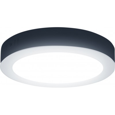 3,95 € Free Shipping | Indoor ceiling light Aigostar 12W 6500K Cold light. Round Shape Ø 17 cm. LED backlit spotlight White Color