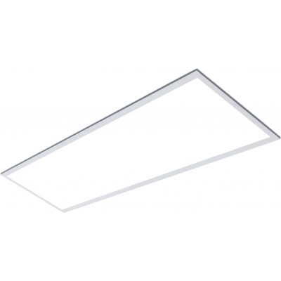 LED-Panel Aigostar 40W 6500K Kaltes Licht. Rechteckige Gestalten 120×30 cm. Aluminium und PMMA. Weiß Farbe