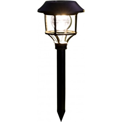 Faro luminoso Aigostar 0.3W 3000K Luce calda. 42×12 cm. Lampada solare a LED PMMA e Policarbonato. Colore nero