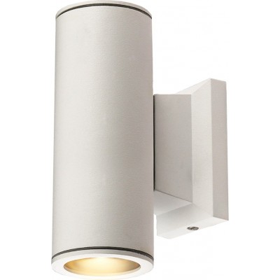 7,95 € Free Shipping | Outdoor wall light Aigostar Cylindrical Shape 17×10 cm. Wall lamp Aluminum. White Color