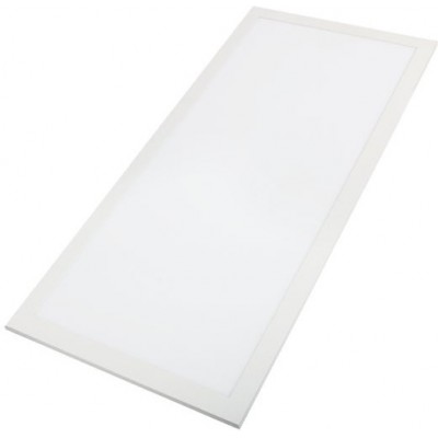 LED-Panel Aigostar 60W 6000K Kaltes Licht. Rechteckige Gestalten 120×60 cm. Aluminium und PMMA. Weiß Farbe