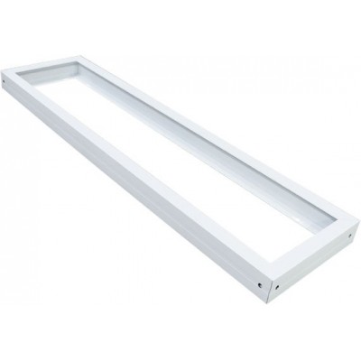 11,95 € Free Shipping | LED panel Aigostar 120×30 cm. Installation frame for LED Panel White Color