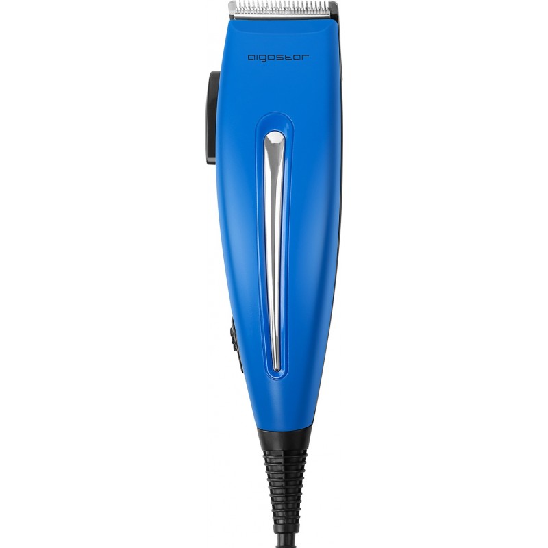 13,95 € Envío gratis | Cuidado personal Aigostar 15W 23×6 cm. Maquinilla eléctrica para cortar el pelo ABS y Acero inoxidable. Color azul