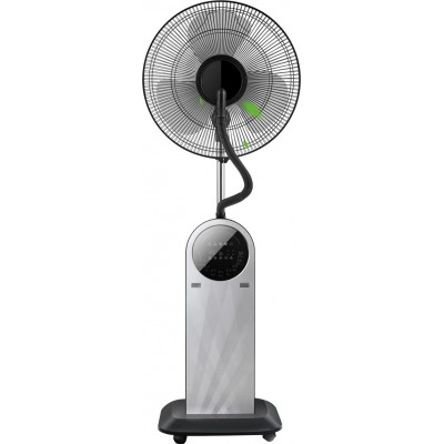 Pedestal fan Aigostar 99W 132×46 cm. Indoor humidifying fan ABS and PMMA. Black Color