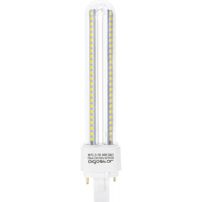 21,95 € Kostenloser Versand | 5 Einheiten Box LED-Glühbirne Aigostar 15W G24 LED Ø 3 cm. Doppelte LED-Röhre 2HE