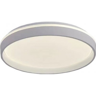 49,95 € Free Shipping | Indoor ceiling light 56W Round Shape Ø 50 cm. Remote control. Memory and timer Gray Color