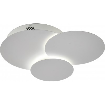 125,95 € Free Shipping | Ceiling lamp 32W Round Shape 46×40 cm. Remote control White Color