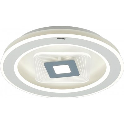 Lampe au plafond 120W Façonner Ronde Ø 48 cm. Télécommande. Contrôle via l'application Smartphone Couleur blanc