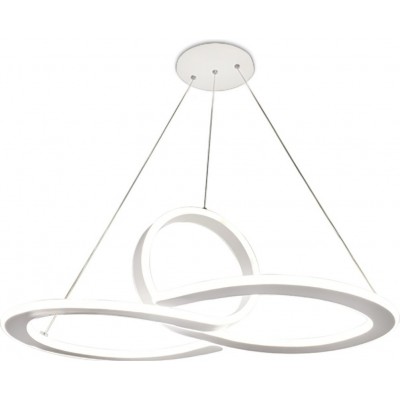 166,95 € Spedizione Gratuita | Lampada a sospensione 54W 68×35 cm. Telecomando Colore bianca