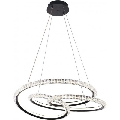 172,95 € Free Shipping | Hanging lamp 140W Round Shape 60×58 cm. Remote control