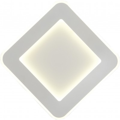 Innenwandleuchte 24W 4000K Neutrales Licht. Quadratische Gestalten 20×20 cm. Weiß Farbe