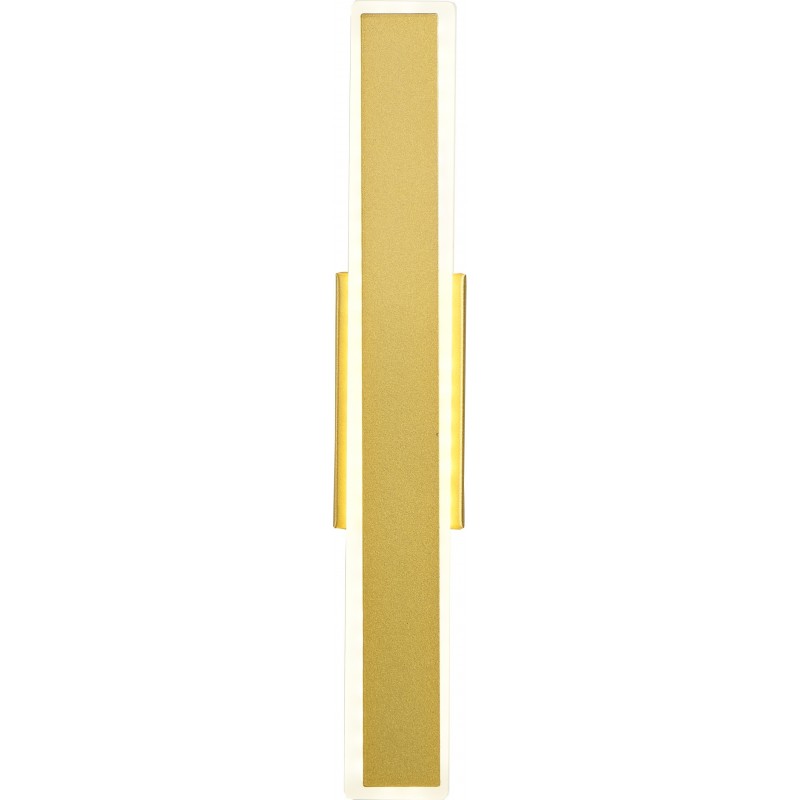 39,95 € Free Shipping | Indoor wall light 12W 4000K Neutral light. Extended Shape 30×7 cm. Golden Color
