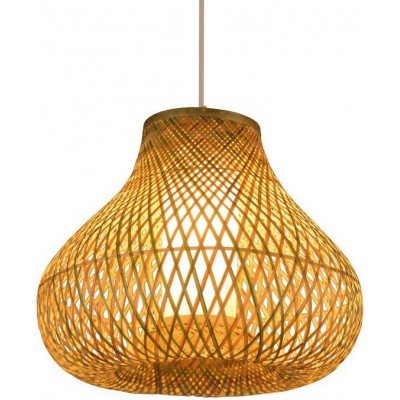 Lámpara colgante Forma Redonda Ø 60 cm. Color marrón