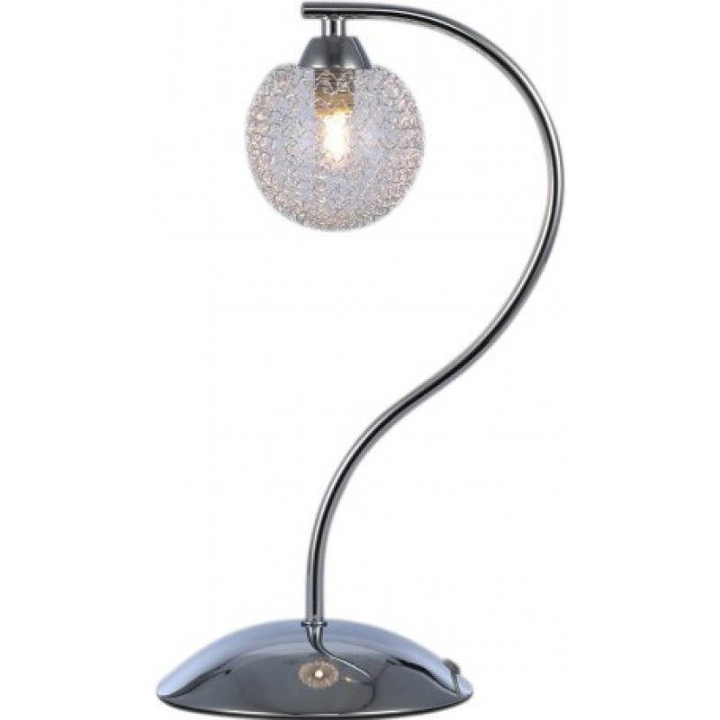 43,95 € Free Shipping | Table lamp 40W 35×20 cm. Metal casting. Plated chrome Color