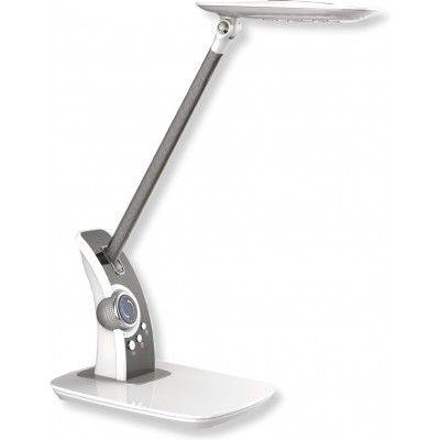 84,95 € Free Shipping | Desk lamp 10W Extended Shape 48×20 cm. Touch control. USB connection White Color