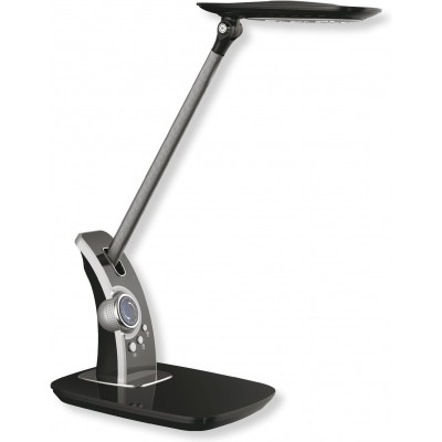 Lámpara de escritorio 10W Forma Alargada 48×20 cm. Control táctil. Conexión USB Color negro