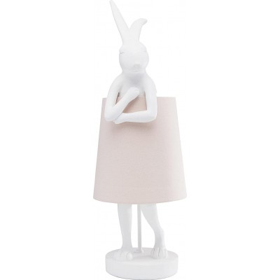 185,95 € Free Shipping | Table lamp 5W 68×27 cm. Rabbit shaped design Pmma and textile. White Color