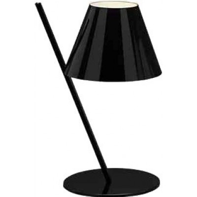 Lampada da tavolo 6W Forma Conica 37×25 cm. Soggiorno, sala da pranzo e atrio. Alluminio. Colore nero