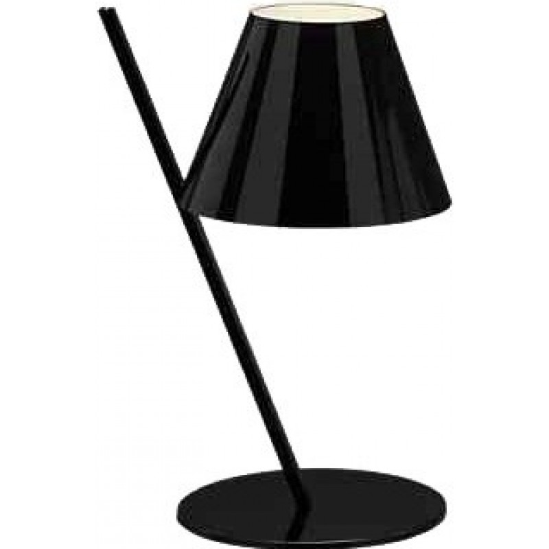 189,95 € Free Shipping | Table lamp 6W Conical Shape 37×25 cm. Living room, dining room and lobby. Aluminum. Black Color