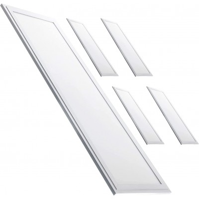5 Einheiten Box LED-Panel Rechteckige Gestalten 120×30 cm. Treiber enthalten Wohnzimmer, esszimmer und empfangshalle. Weiß Farbe