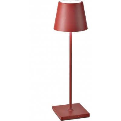 146,95 € Kostenloser Versand | Außenlampe 2W 3000K Warmes Licht. 45×16 cm. Dimmbare LED Aluminium. Rot Farbe