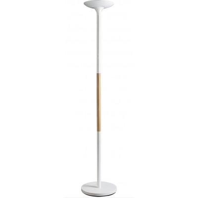 218,95 € Free Shipping | Floor lamp 40W Extended Shape 180×34 cm. Dimmable LED Living room, bedroom and lobby. Modern Style. Wood. White Color