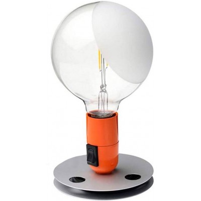 149,95 € Free Shipping | Table lamp 5W Spherical Shape 24×13 cm. Living room, bedroom and lobby. Modern and cool Style. Aluminum. Orange Color