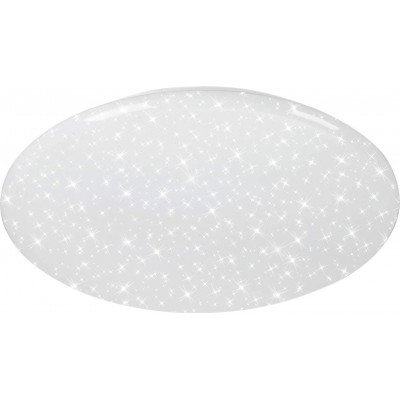 167,95 € Free Shipping | Kids lamp 50W Round Shape Ø 56 cm. Dimmable LED Remote control. Star design. night light function Living room, dining room and lobby. Modern Style. PMMA and Metal casting. White Color