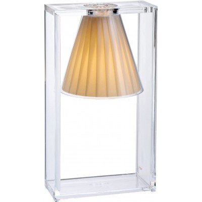 Lampe de table 33W Façonner Conique 32×17 cm. Effets de lumière et reflets Salle, chambre et hall. Style moderne. PMMA. Couleur beige