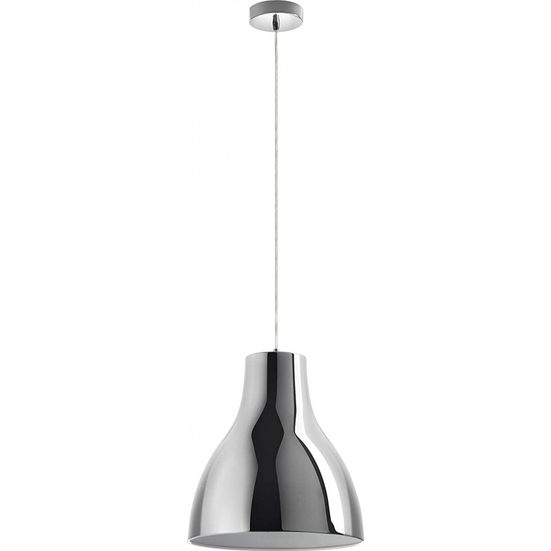 65,95 € Spedizione Gratuita | Lampada a sospensione 60W 32×30 cm. Acciaio. Colore argento