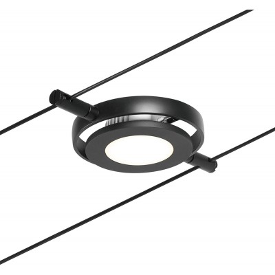 223,95 € Kostenloser Versand | Innenscheinwerfer 22W 1000 cm. 10 Meter. Paralleles Lichtkabelsystem Metall. Schwarz Farbe