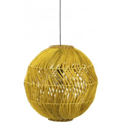 228,95 € 免费送货 | 吊灯 球形 形状 45×45 cm. 客厅, 厨房 和 卧室. 现代的 风格. 黄色的 颜色