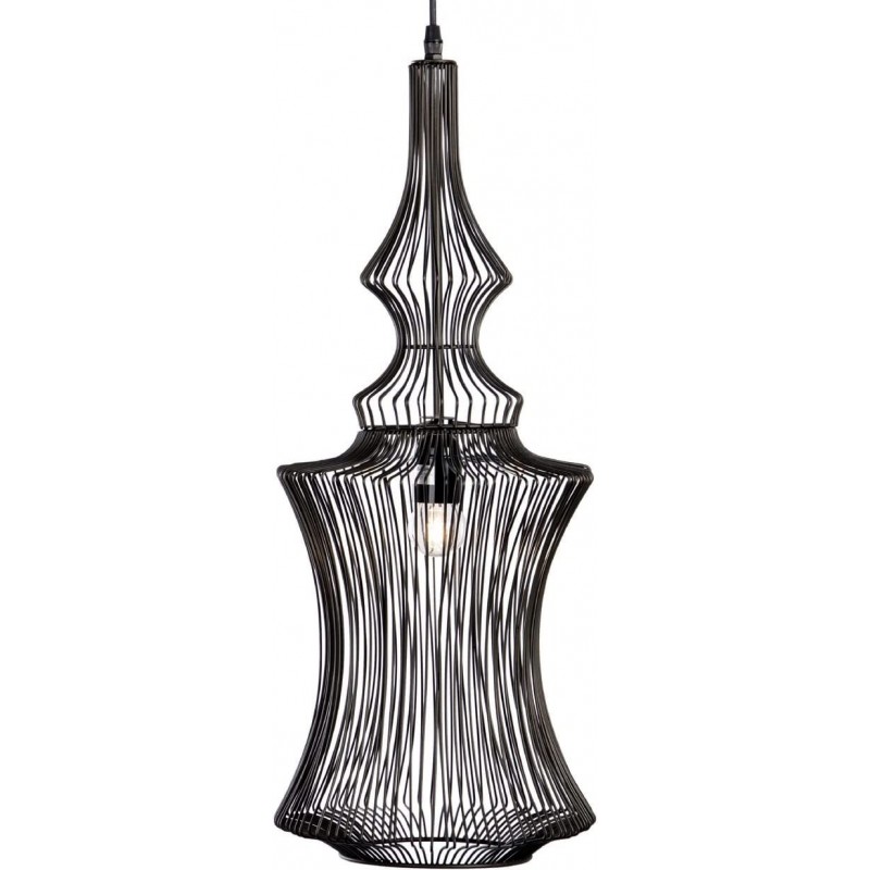 179,95 € Free Shipping | Hanging lamp 25×25 cm. Living room, dining room and bedroom. Modern Style. Metal casting. Black Color