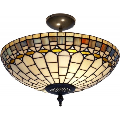 吸顶灯 12W 球形 形状 40×40 cm. 饭厅, 卧室 和 大厅. 设计 风格. 水晶 和 金属. 沙 颜色