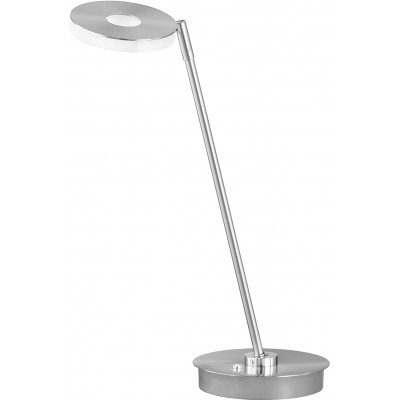 Lampada de escritorio 46×28 cm. Ajustável em 3 níveis Sala de estar, sala de jantar e salão. Estilo moderno. Cor cromado