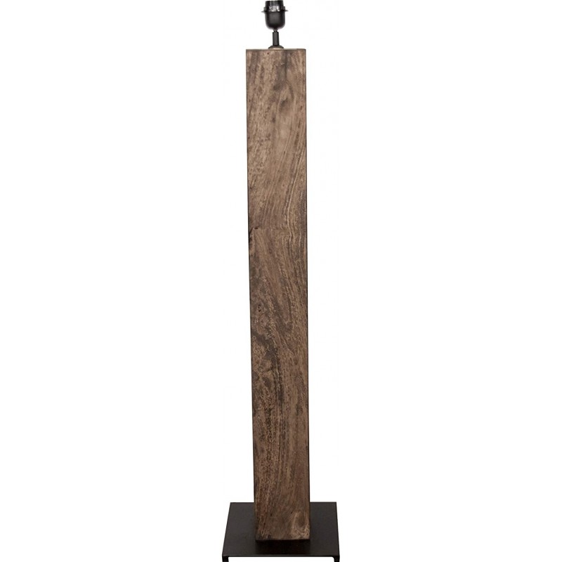 229,95 € Free Shipping | Floor lamp Extended Shape 110×25 cm. Living room, dining room and lobby. Classic Style. Metal casting and Wood. Brown Color