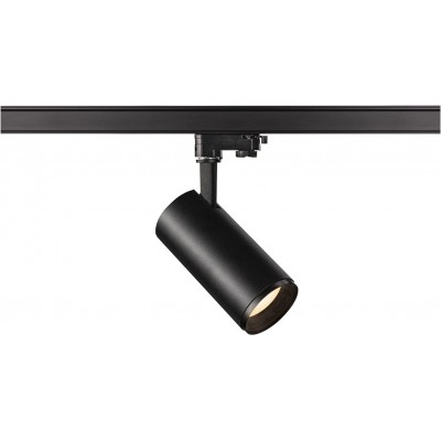 166,95 € Free Shipping | Indoor spotlight Cylindrical Shape 19×17 cm. Position adjustable LED Living room, bedroom and lobby. Modern Style. Aluminum and PMMA. Black Color